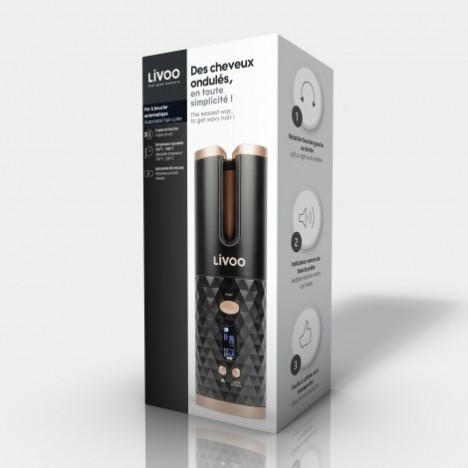 Fer à Boucler LIVOO Automatique - Sans Fil (DOS179) Fer à Boucler LIVOO Automatique - Sans Fil (DOS179)