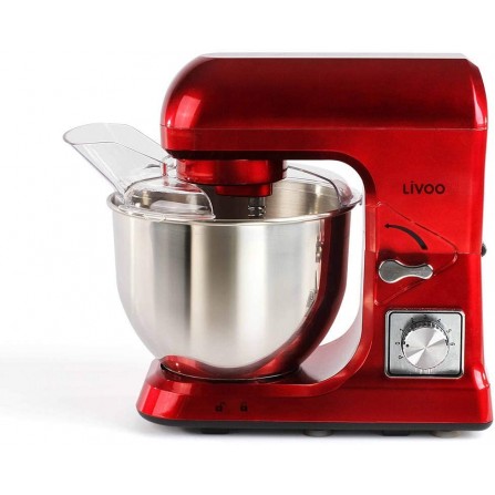 Robot Pâtissier Livoo Multifonctions - 5 L - 1000 Watt - Blanc (DOP190R) 2