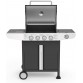 @Barbecue Gaz 4 Brûleurs LIVOO avec une Zone de Cuisson Latérale (DOC247) @Barbecue Gaz 4 Brûleurs LIVOO avec une Zone de Cuisson Latérale (DOC247)