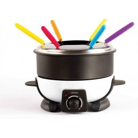 Appareil à Fondue LIVOO Electrique 500W - Blanc & Noir (DOC106) Appareil à Fondue LIVOO Electrique 500W - Blanc & Noir (DOC106)