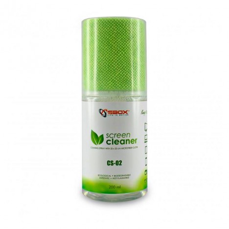 Produit de nettoyage Ecran SBOX 200ml (CS-02)