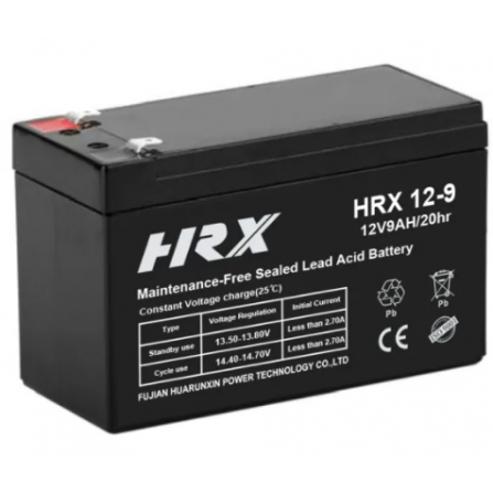 Batterie Plomb AGM HRX 12V-9Ah 12V 9Ah T2 (HRX 12-9)