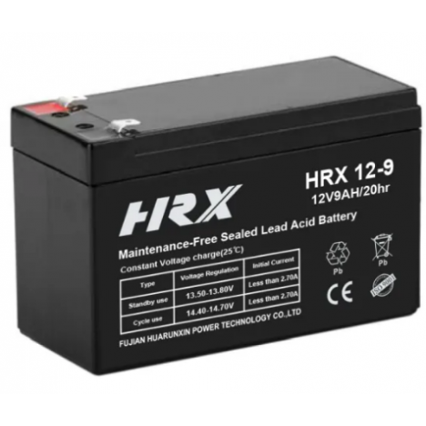 Batterie Plomb AGM HRX 12V-9Ah 12V 9Ah T2 (HRX 12-9)