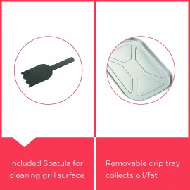 Barbecue Avec Couvercle en Verre - Black & Decker - 2200W - Noir (LGM70-B5) Barbecue Avec Couvercle en Verre - Black & Decker - 2200W - Noir (LGM70-B5)