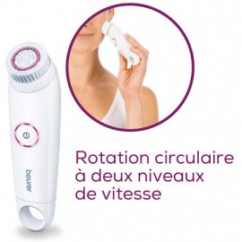 Brosse Nettoyante BEURER Pour le Visage - Blanc (IFC50)