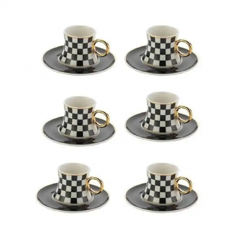 Ensemble à Café Turc KORKMAZ FREEDOM 12 PCS (A8632)