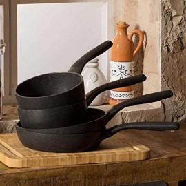 Poêle KORKMAZ En Gusto Plus - 26x5 cm - 2,5 Litres - Noir (A1367) Poêle KORKMAZ En Gusto Plus - 26x5 cm - 2,5 Litres - Noir (A1367)