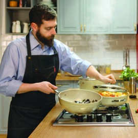 Batterie de Cuisine Courte KORKMAZ Granita 26 cm - Beige (A1263) Batterie de Cuisine Courte KORKMAZ Granita 26 cm - Beige (A1263)