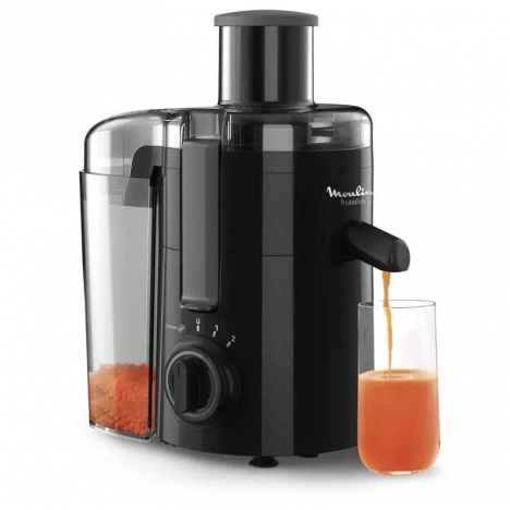 Centrifugeuse MOULINEX Frutelia 350 Watt - 0.950 Litres - Noir (JU370810)