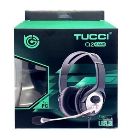 Micro Casque Gamer TUCCI Q3 USB - Noir