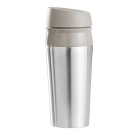 Thermo Mug Day - Avec Bouton de Sécurité - 0,45L - Gris (74035) Thermo Mug Day - Avec Bouton de Sécurité - 0,45L - Gris (74035)