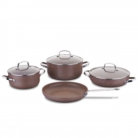 Set de 7 Pièces KORKMAZ Céramique - Browni (A2900) Set de 7 Pièces KORKMAZ Céramique - Browni (A2900)