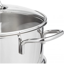 Couscoussier KORKMAZ Perla - 3,8 Litres - Inox (A1521)