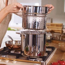 Marmite à Spaghetti KORKMAZ - 5 Litres - Inox (A1523)