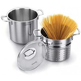 Marmite à Spaghetti KORKMAZ - 5 Litres - Inox (A1523)