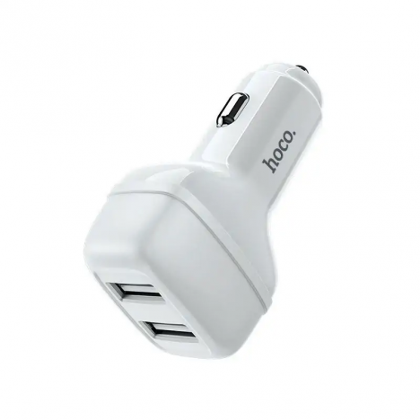 Chargeur Voiture Hoco Z36 2,4A double USB pour Iphone (Z36-IWH)
