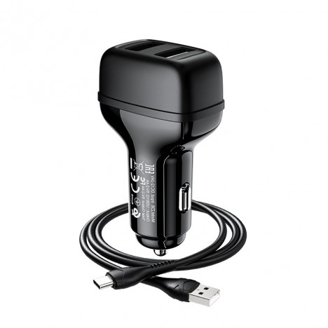 Chargeur Voiture Hoco Z36 2,4A double... Chargeur Voiture Hoco Z36 2,4A double...