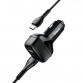 Chargeur Voiture Hoco Z36 2,4A double USB pour Type-C - Noir (Z36-CBK)