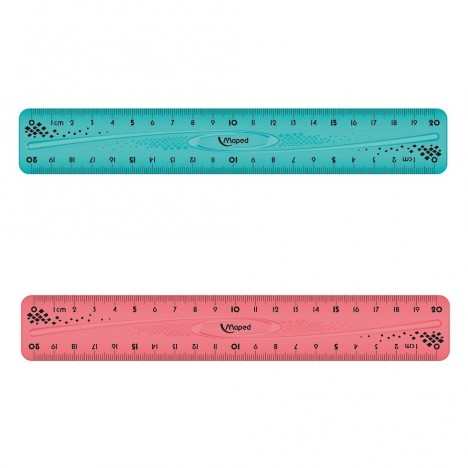 Règle 20 cm MAPED - TWIST'N Pulse Flowpack (278910)