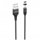 Câble Iphone Hoco U76 Magnétique 3A (U76-IBK) Câble Iphone Hoco U76 Magnétique 3A (U76-IBK)