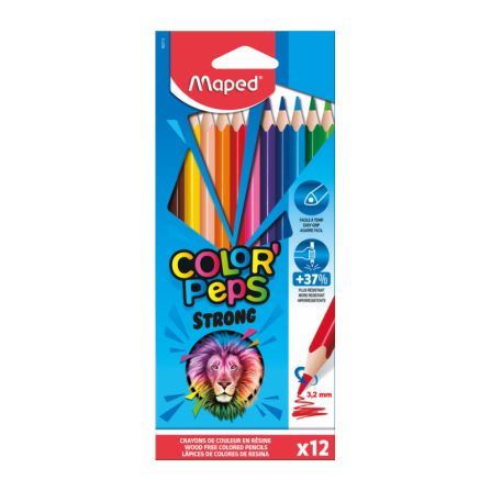 12 Crayons de couleur GRAPHMATE Mines solides : Chez Rentreediscount  Fournitures scolaires