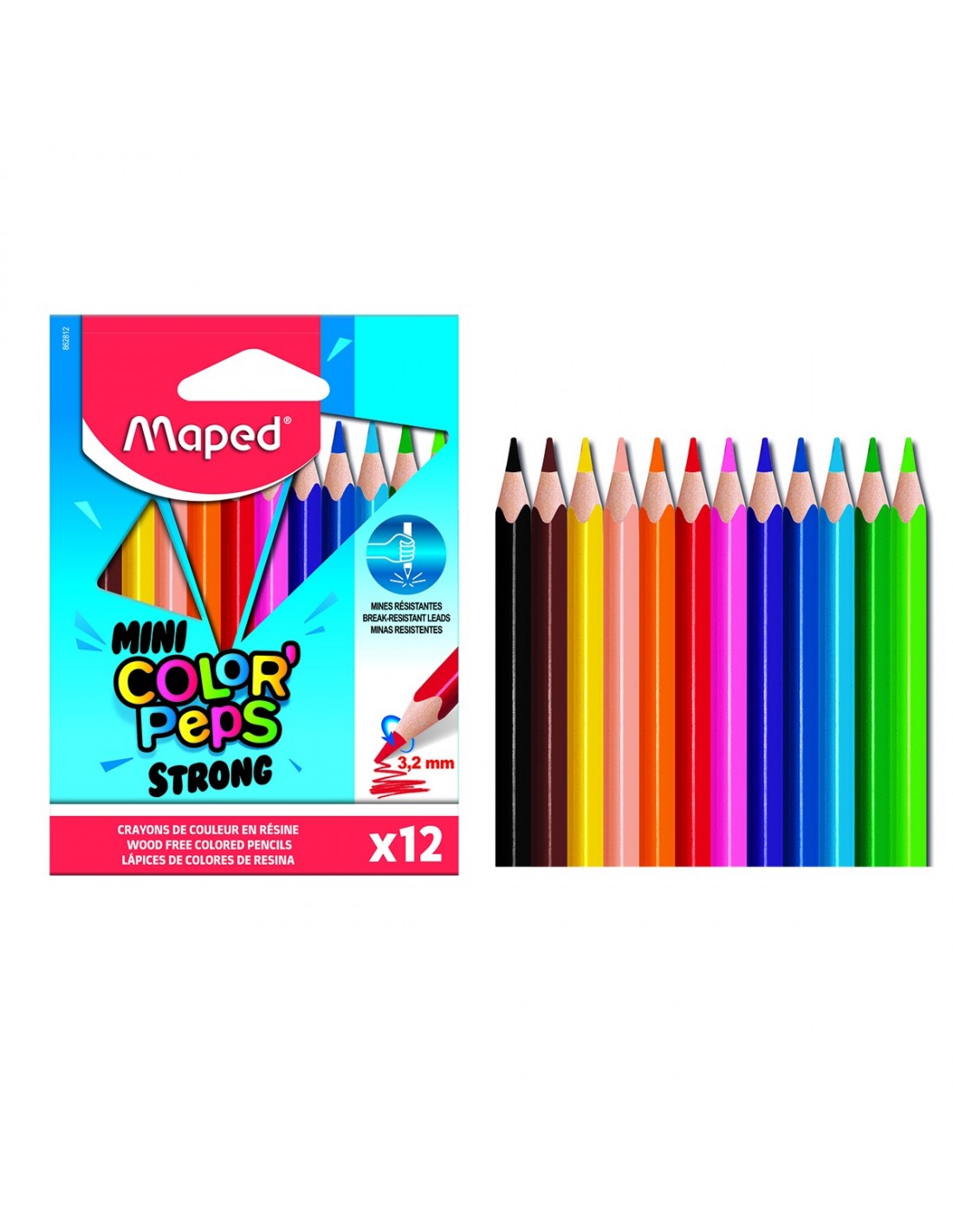 CRAIE DE 100 COULEURS MAPED