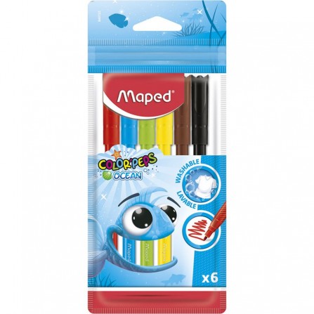 Feutre MAPED 6 Couleurs...