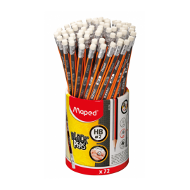 Crayon à Papier MAPED GRAPHITE - avec Gomme (851759) Crayon à Papier MAPED GRAPHITE - avec Gomme (851759)