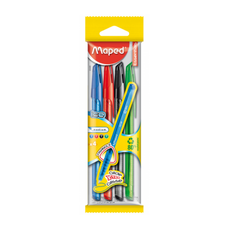 Pochette de 4 Stylos à Bille MAPED - Assor (224406) 2