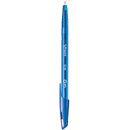 Stylo à Bille MAPED - Cap Green Ice - Bleu (224430) 2