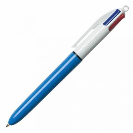 Stylo à Bille Rétractable Bic 4 Couleurs (801867 U)(33289)