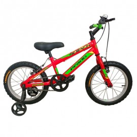 Bicyclette PRADO SNIPER 16" Pour Garçon - Rouge&Vert (6016 PG) Bicyclette PRADO SNIPER 16" Pour Garçon - Rouge&Vert (6016 PG)