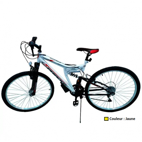 Bicyclette PRADO - VTT BLACK DAWN 26" Jaune (9026 D) Bicyclette PRADO - VTT BLACK DAWN 26" Jaune (9026 D)