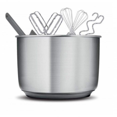 Batteur Pliable avec Bol KIWI - 300 Watt - Blanc (KMX-3633)