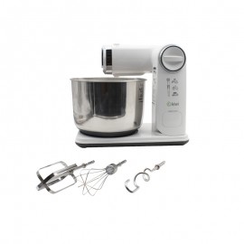 Batteur Pliable avec Bol KIWI - 300 Watt - Blanc (KMX-3633)