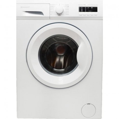 Machine à Laver SHARP - 7Kg 1000tr/min - Blanc (ES-FE710CEX-W) Machine à Laver SHARP - 7Kg 1000tr/min - Blanc (ES-FE710CEX-W)