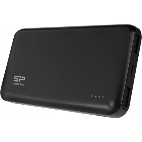 Power Bank SILICON C100 10000 MAH - Noir (SP10KMAPBK100P0K) Power Bank SILICON C100 10000 MAH - Noir (SP10KMAPBK100P0K)