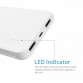 Power Bank SILICON C100 10000 MAH - Blanc (SP10KMAPBK100P0W) Power Bank SILICON C100 10000 MAH - Blanc (SP10KMAPBK100P0W)