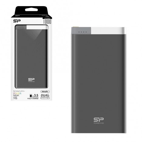 Power Bank SILICON S105 10000 MAH - Noir (SP10KMAPBK105P0K) Power Bank SILICON S105 10000 MAH - Noir (SP10KMAPBK105P0K)