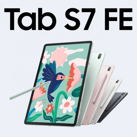 SAMSUNG Tablette tactile Tab S7 FE - 12.4 pouces - 64 Go - 5G