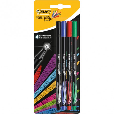 Bic Intensity Fine Blister X4 Fun - Couleurs Fantaisie Assorties (942082)(49336) Bic Intensity Fine Blister X4 Fun - Couleurs Fantaisie Assorties (942082)(49336)