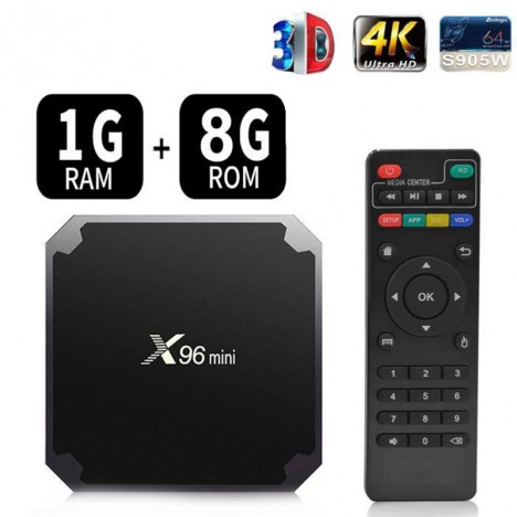 Box TV Android X96 Mini - 4K - 1Go RAM - 8Go ROM (X96-Mini)