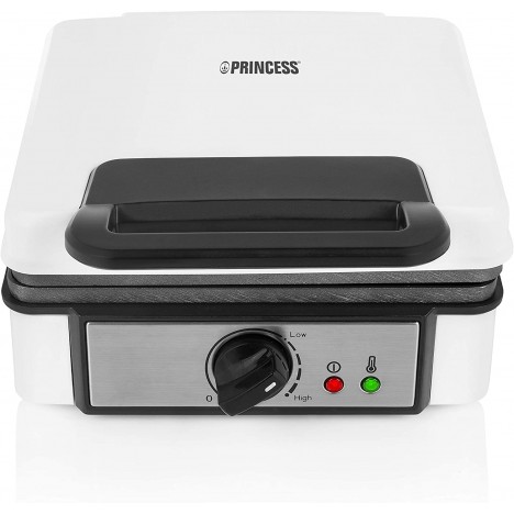 Gaufrier PRINCESS pour 2 Gaufres - 1200 Watt - Blanc (132397)