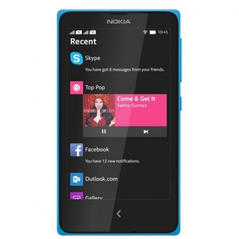 Téléphone Portable Nokia X / Double SIM Jaune Téléphone Portable Nokia X / Double SIM Jaune