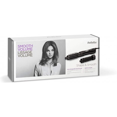 Brosse Soufflante BABYLISS - Shape and Smooth 800W - Noir (AS82E) Brosse Soufflante BABYLISS - Shape and Smooth 800W - Noir (AS82E)