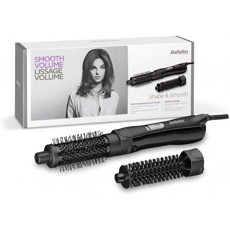 Brosse Soufflante BABYLISS - Shape and Smooth 800W - Noir (AS82E) Brosse Soufflante BABYLISS - Shape and Smooth 800W - Noir (AS82E)