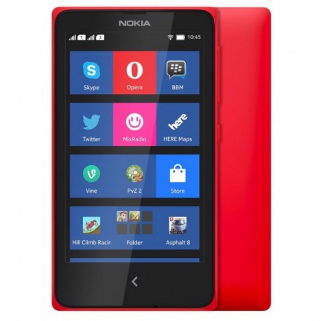 Téléphone Portable Nokia X / Double SIM Rouge Téléphone Portable Nokia X / Double SIM Rouge