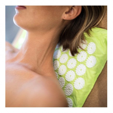 Tapis Acupression SVELTUS 75x44 cm avec Sac de Transport - Vert (1399)