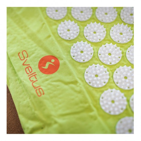 Tapis Acupression SVELTUS 75x44 cm avec Sac de Transport - Vert (1399)