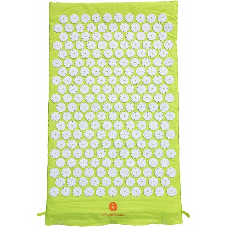 Tapis Acupression SVELTUS 75x44 cm avec Sac de Transport - Vert (1399)